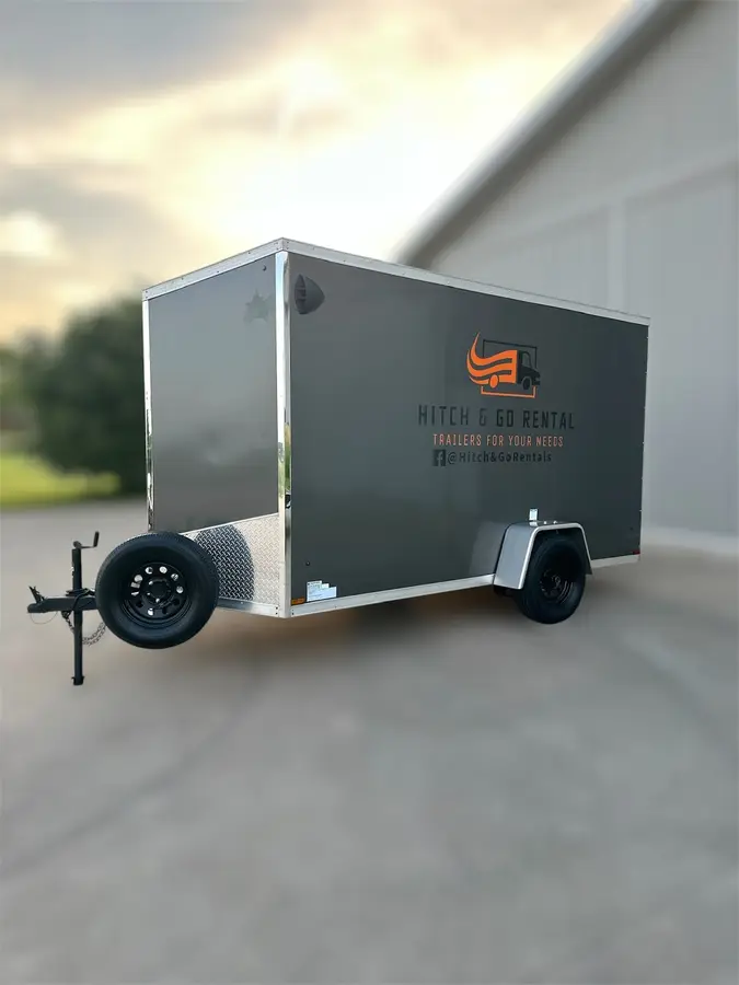 6x12 Enclosed #1 trailer from Hitch & Go Rental in Zeeland, Michigan