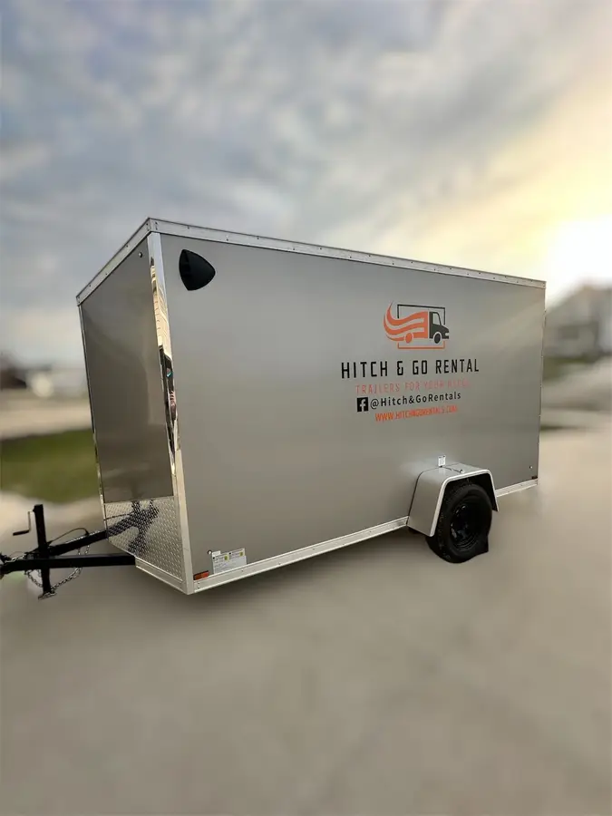 6x12 Enclosed #2 trailer from Hitch & Go Rental in Zeeland, Michigan